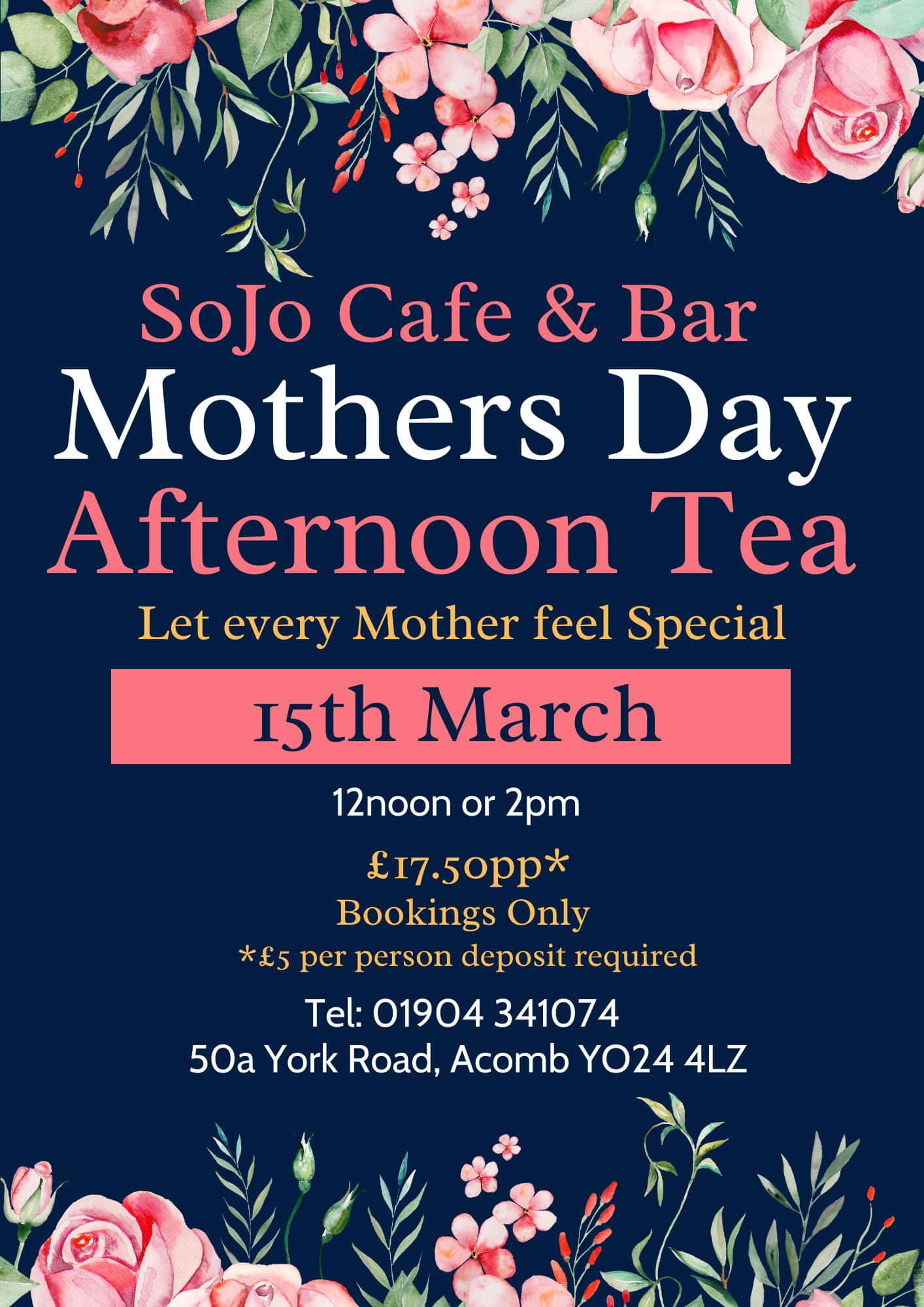 Mother’s Day Afternoon Tea