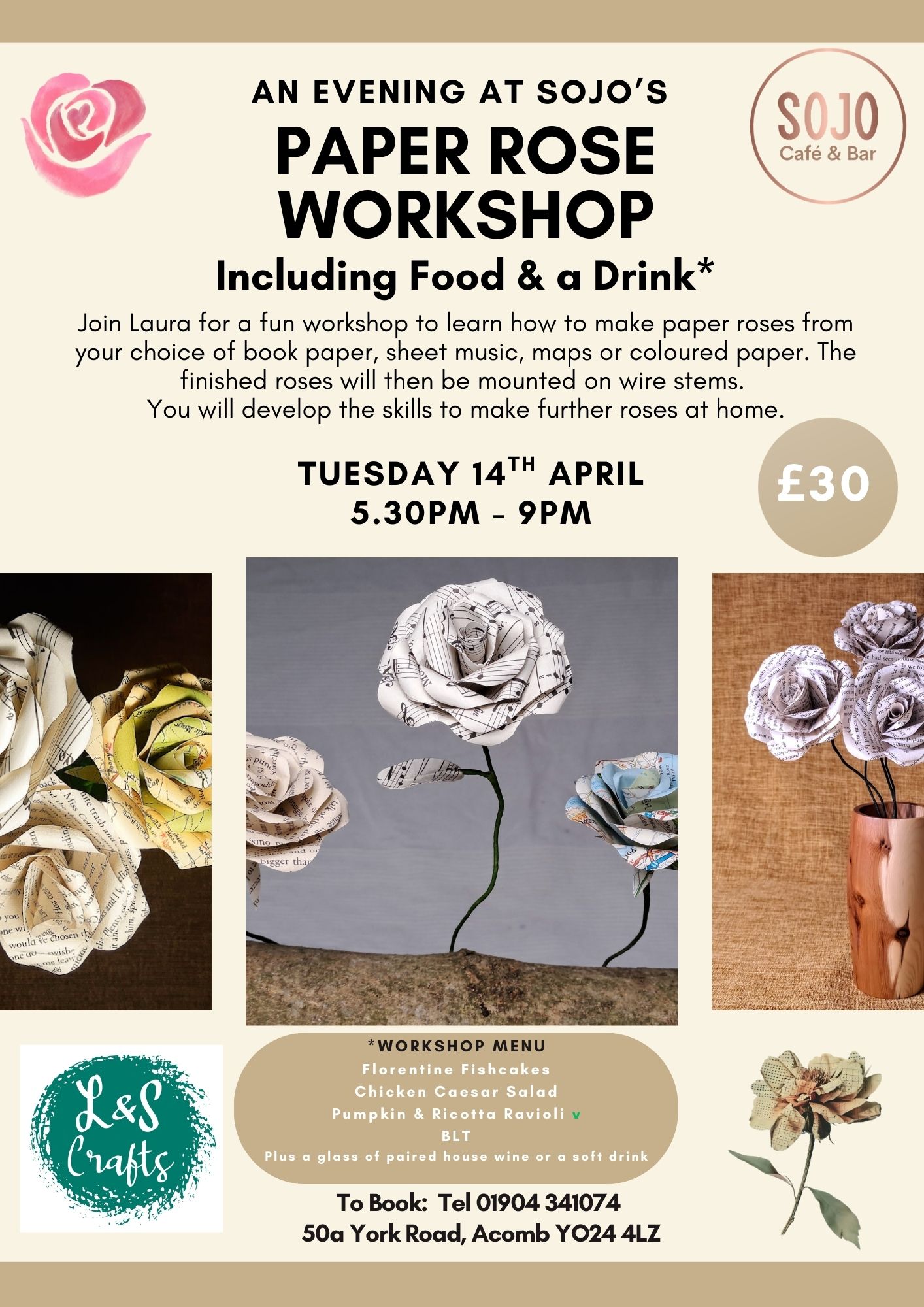 Paper Rose Workshop